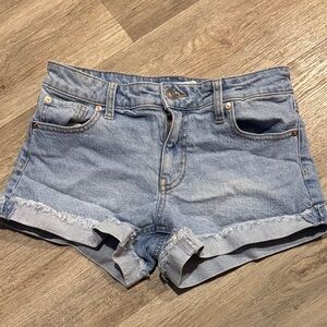 Celebrity Pink Light Blue Jean Shorts